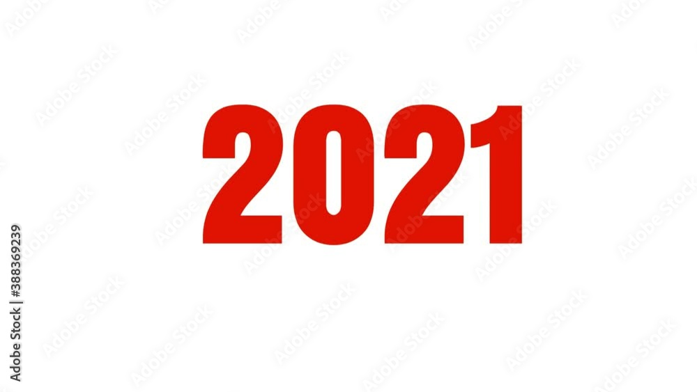 Animated greetings for a Happy New Year 2021 hand drawn. Motion Graphic.in White background 4K video resolution. Animated greetings for a Happy New Year 2021 hand drawn. Motion Graphic.in White background 4K video resolution.