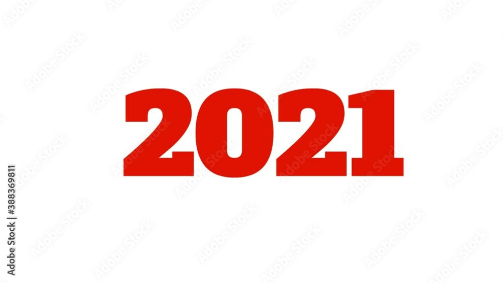 Animated greetings for a Happy New Year 2021 hand drawn. Motion Graphic.in White background 4K video resolution. Animated greetings for a Happy New Year 2021 hand drawn. Motion Graphic.in White background 4K video resolution.