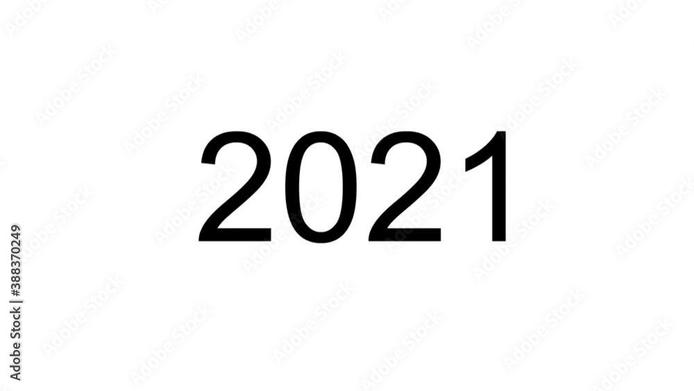 Animated greetings for a Happy New Year 2021 hand drawn. Motion Graphic.in White background 4K video resolution. Animated greetings for a Happy New Year 2021 hand drawn. Motion Graphic.in White background 4K video resolution.