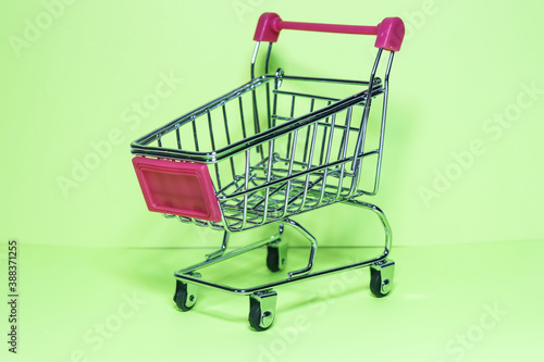 red shopping cart