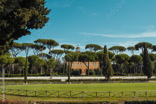Photography house in the park