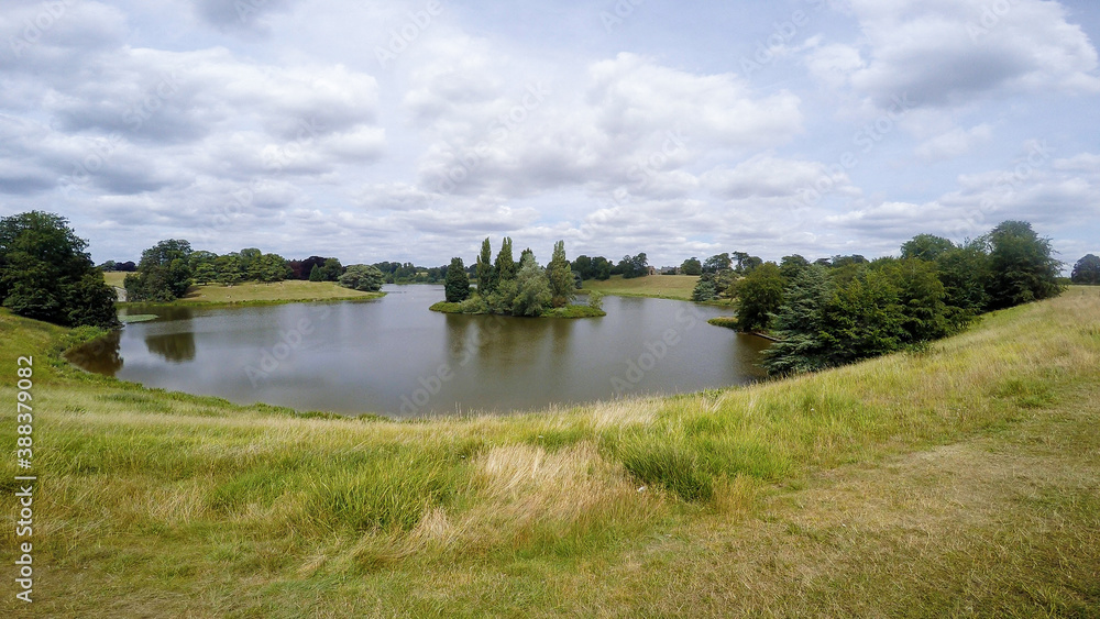 The lake in the grounds of Blenheim Palace near Woodstock, UK The lake in the grounds of Blenheim Palace near Woodstock, UK