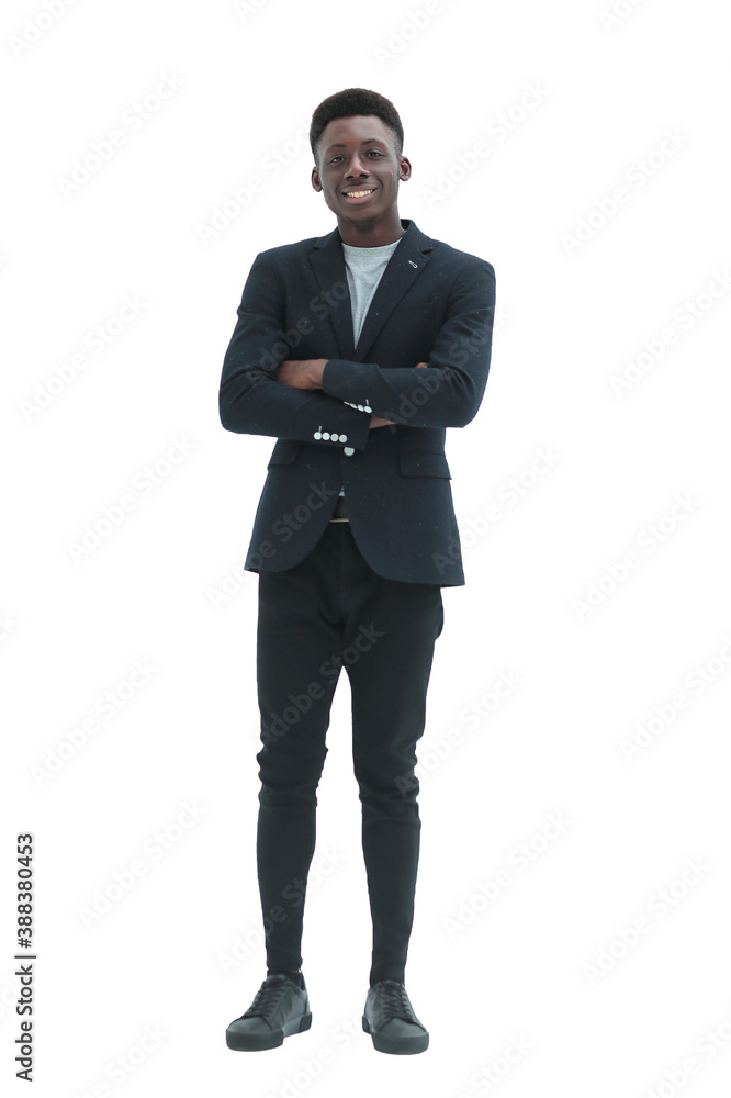 portrait of a confident young businessman. isolated on white portrait of a confident young businessman. isolated on white
