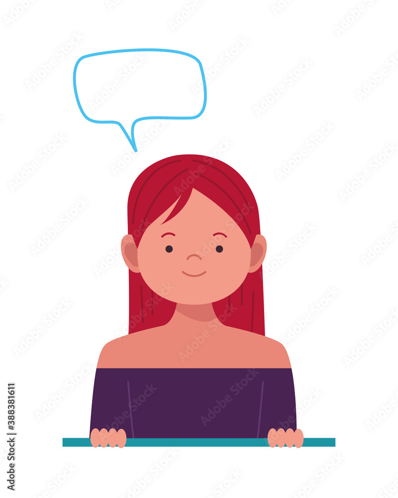 young woman avatar character icon young woman avatar character icon