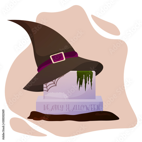 Isolated tombstone icon
