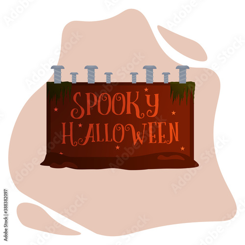 Isolated tombstone icon