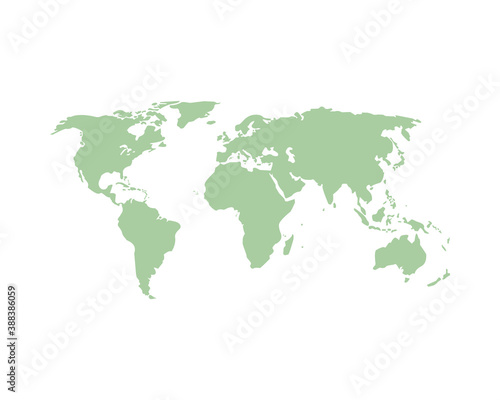 world planet earth maps geography silhouette