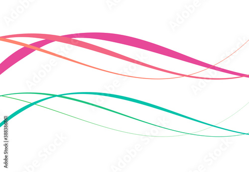 Colorful wavy, waving and undulating, billowy diagonal, olbique and slanting, skew, tilt lines, stripes abstract design element. Colorful background, pattern and texture