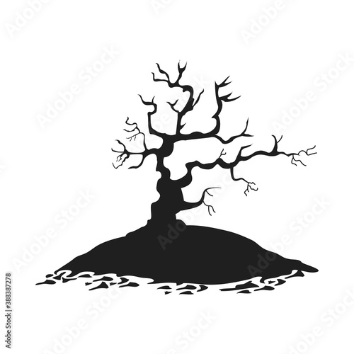 enchanted tree degradient style icon