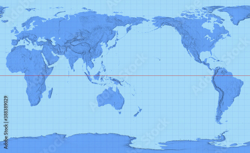 Wallpaper Mural 立体の地図 Torontodigital.ca