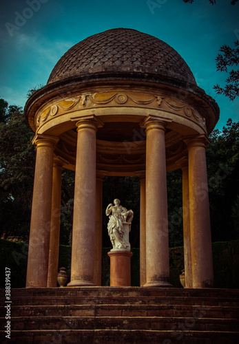 Ancient Italian building in Barcelona