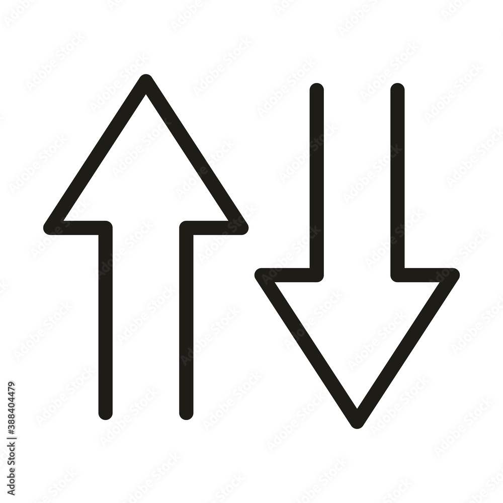 user interface upload and download data linear style