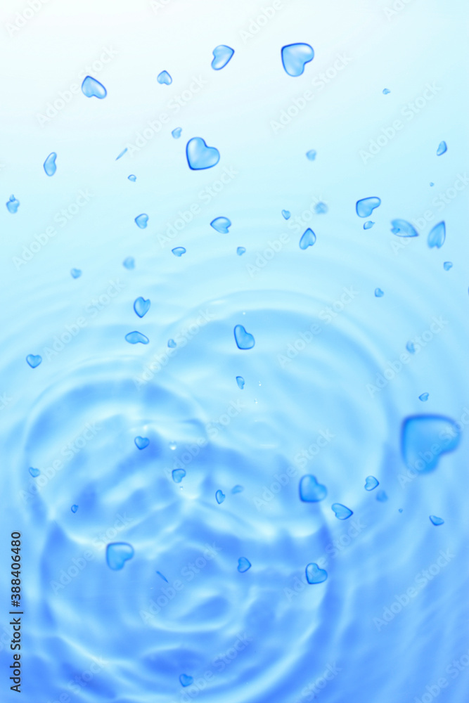 水とハート 水とハート