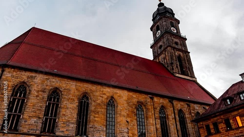 hyperlaps from basilika saint martin in amberg at the market place