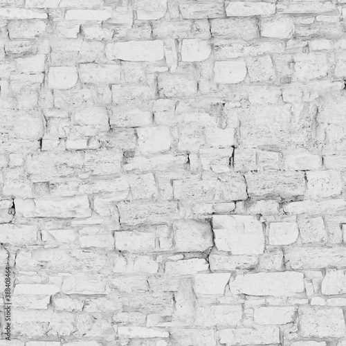 8K irregular stone wall roughness texture, height map or specular for Imperfection map for 3d materials, Black and white texture