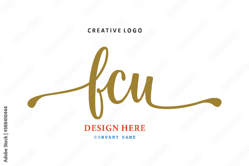 FCU lettering logo is simple, easy to understand and authoritative FCU lettering logo is simple, easy to understand and authoritative