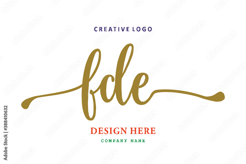 FDE lettering logo is simple, easy to understand and authoritative FDE lettering logo is simple, easy to understand and authoritative