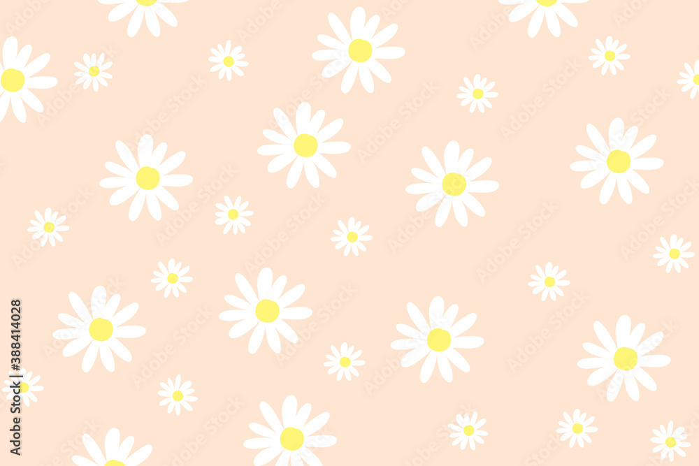 seamless background with daisy flowers seamless background with daisy flowers