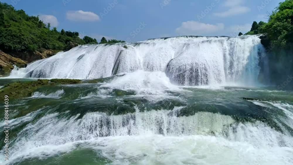 Doupotang Waterfall landscape. Huangguoshu Scenic Area in Guizhou, China Doupotang Waterfall landscape. Huangguoshu Scenic Area in Guizhou, China