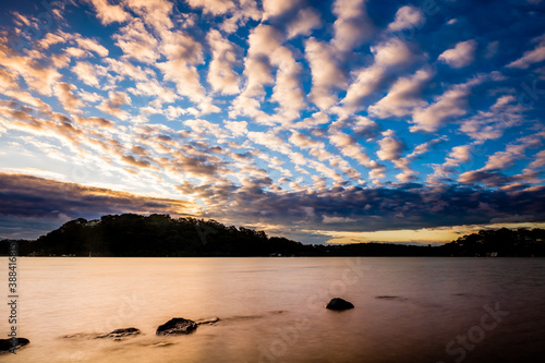 Spectecular Sky Scape Viewed along Georges River in New South Wales photo