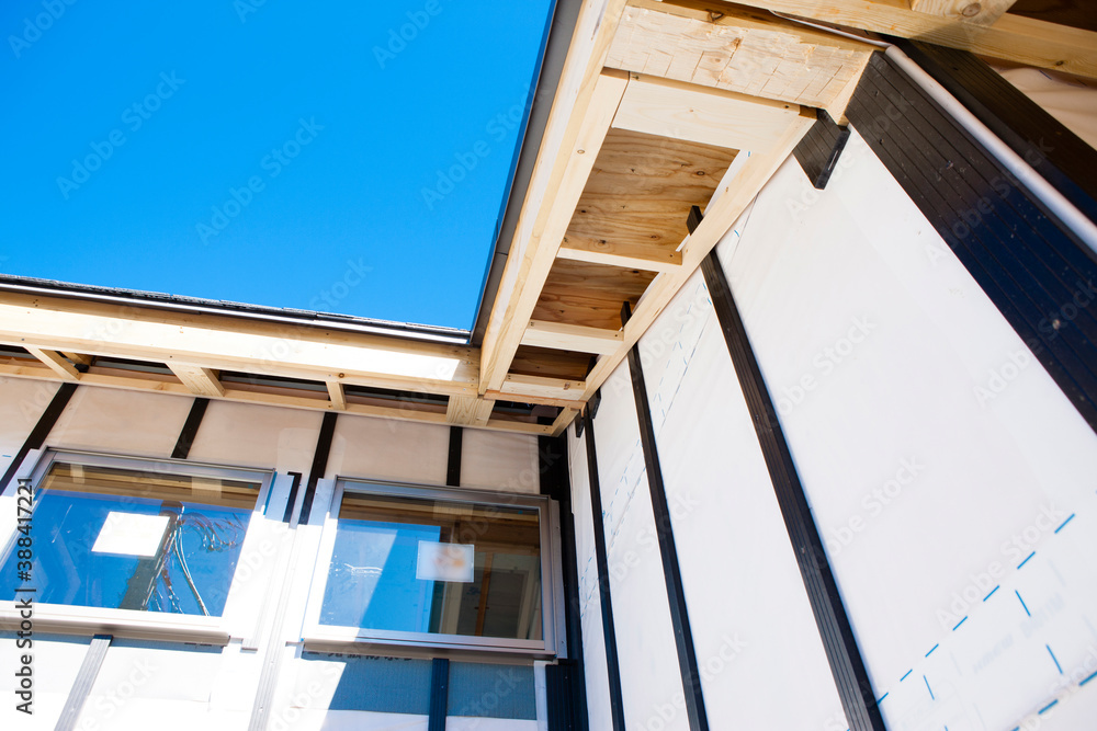 Fototapeta premium 住宅の施工現場