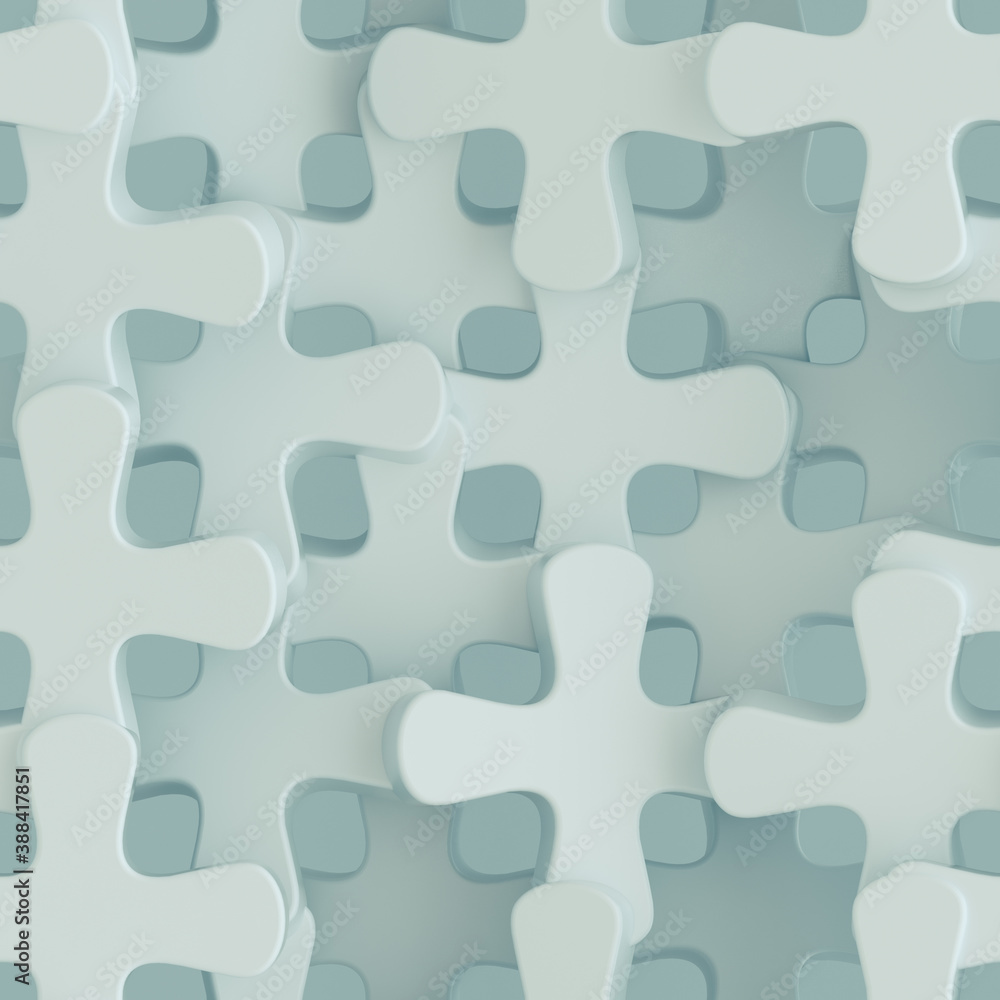Seamless texture of crosses 3D render Seamless texture of crosses 3D render