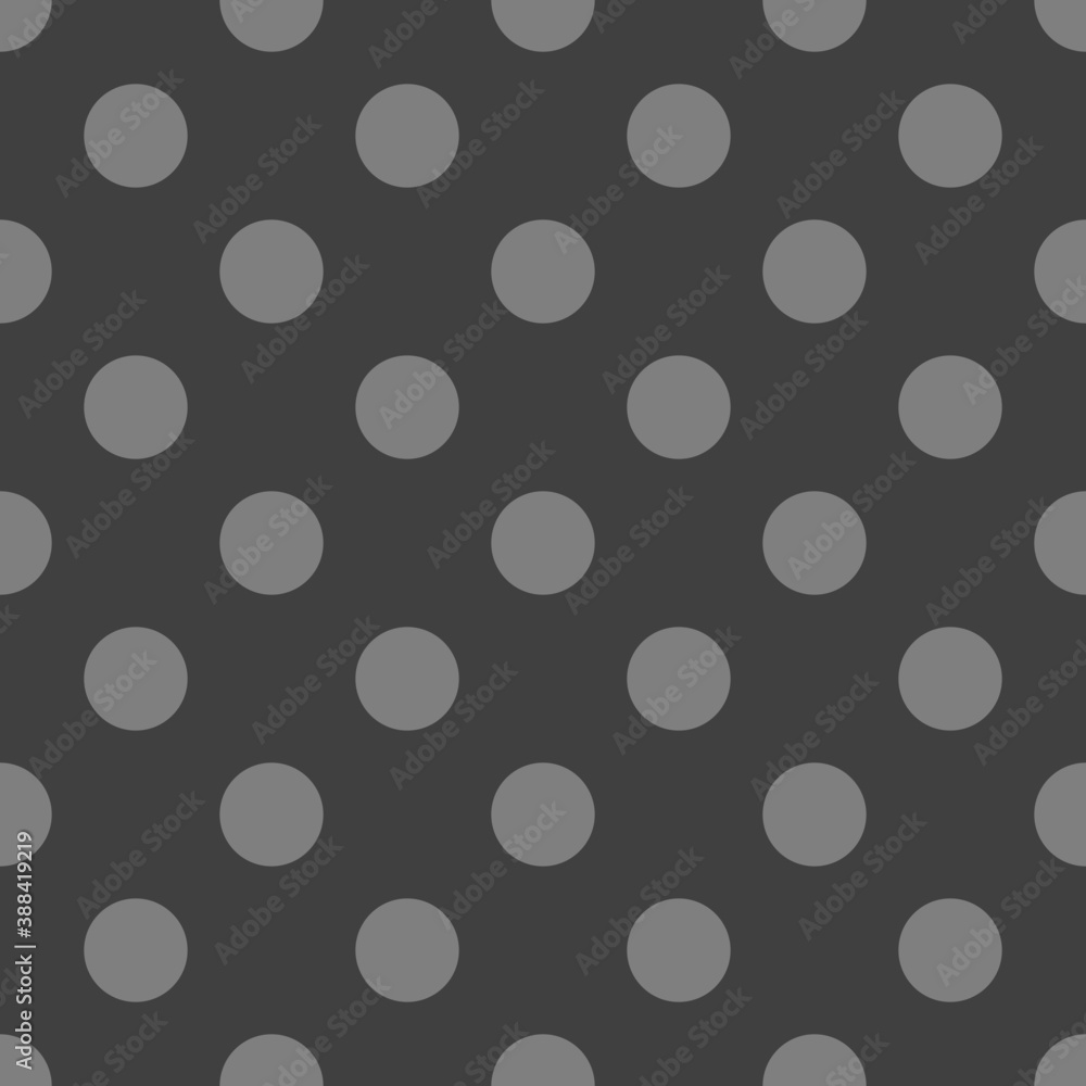 Light grey dot pattern on grey background for design, Dot wallpaper, texture textile or background, Vector