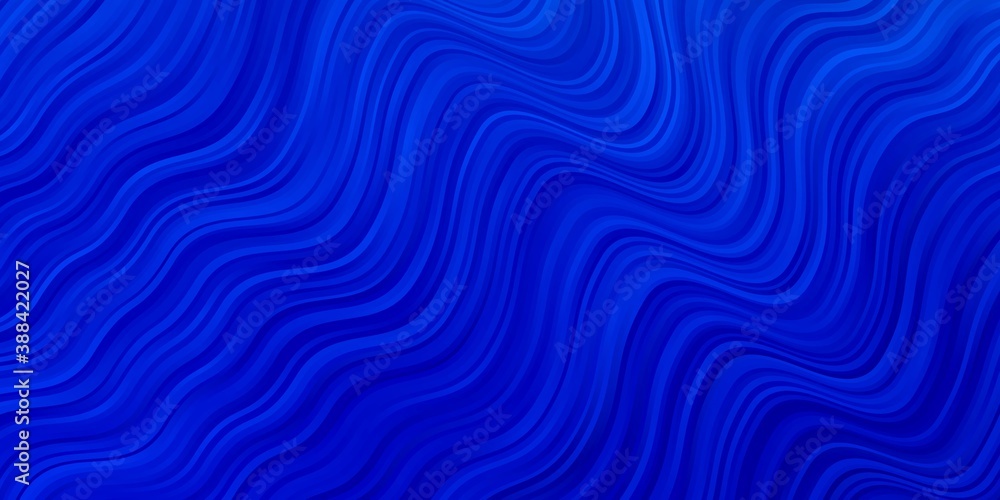 Light BLUE vector template with curves. Light BLUE vector template with curves.