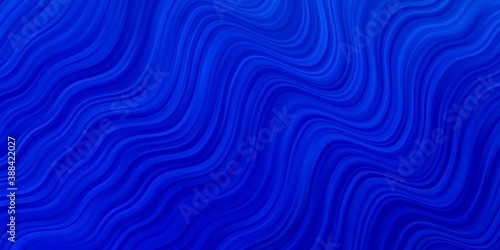 Light BLUE vector template with curves.