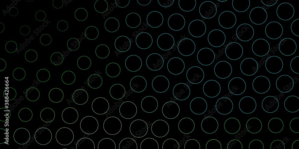 Dark Blue, Yellow vector texture with disks. Dark Blue, Yellow vector texture with disks.