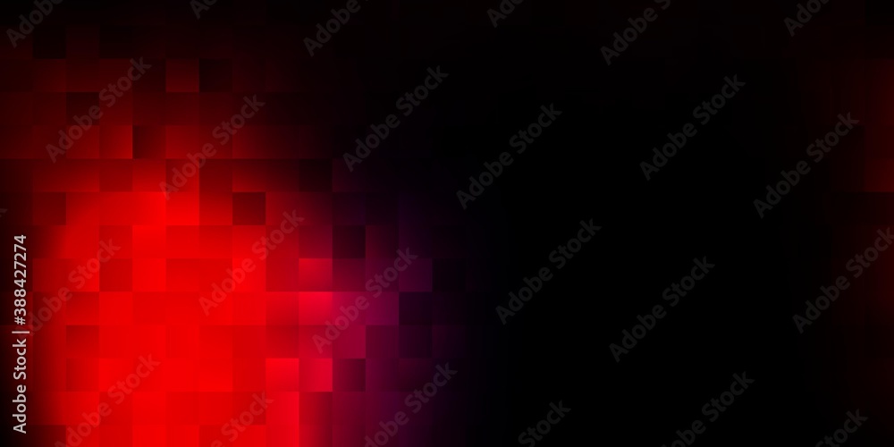 Dark blue, red vector cover in square style.