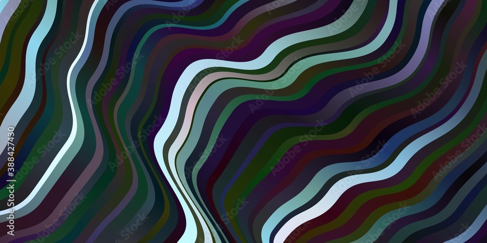 Dark BLUE vector template with lines. Dark BLUE vector template with lines.