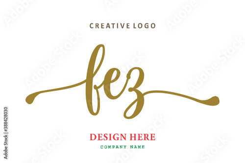 FEZ lettering logo is simple, easy to understand and authoritative
