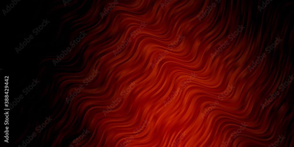 Dark Red vector layout with curves.