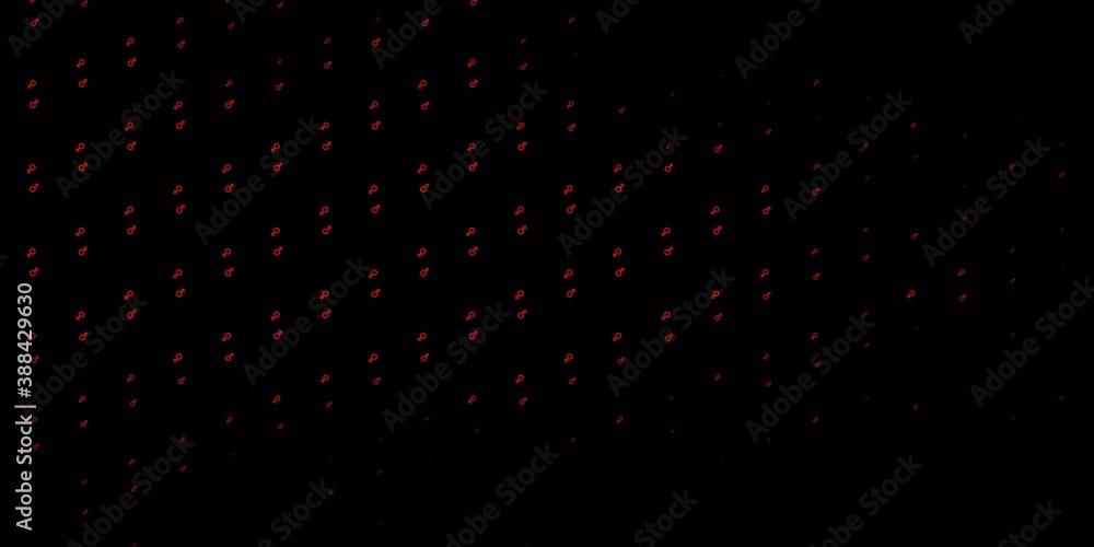 Dark Pink, Red vector backdrop with woman's power symbols. Dark Pink, Red vector backdrop with woman's power symbols.