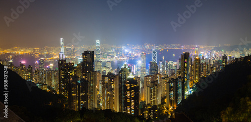 香港 ヴィクトリア・ピークからの夜景 