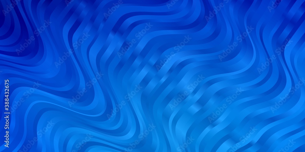 Light BLUE vector background with bent lines. Light BLUE vector background with bent lines.
