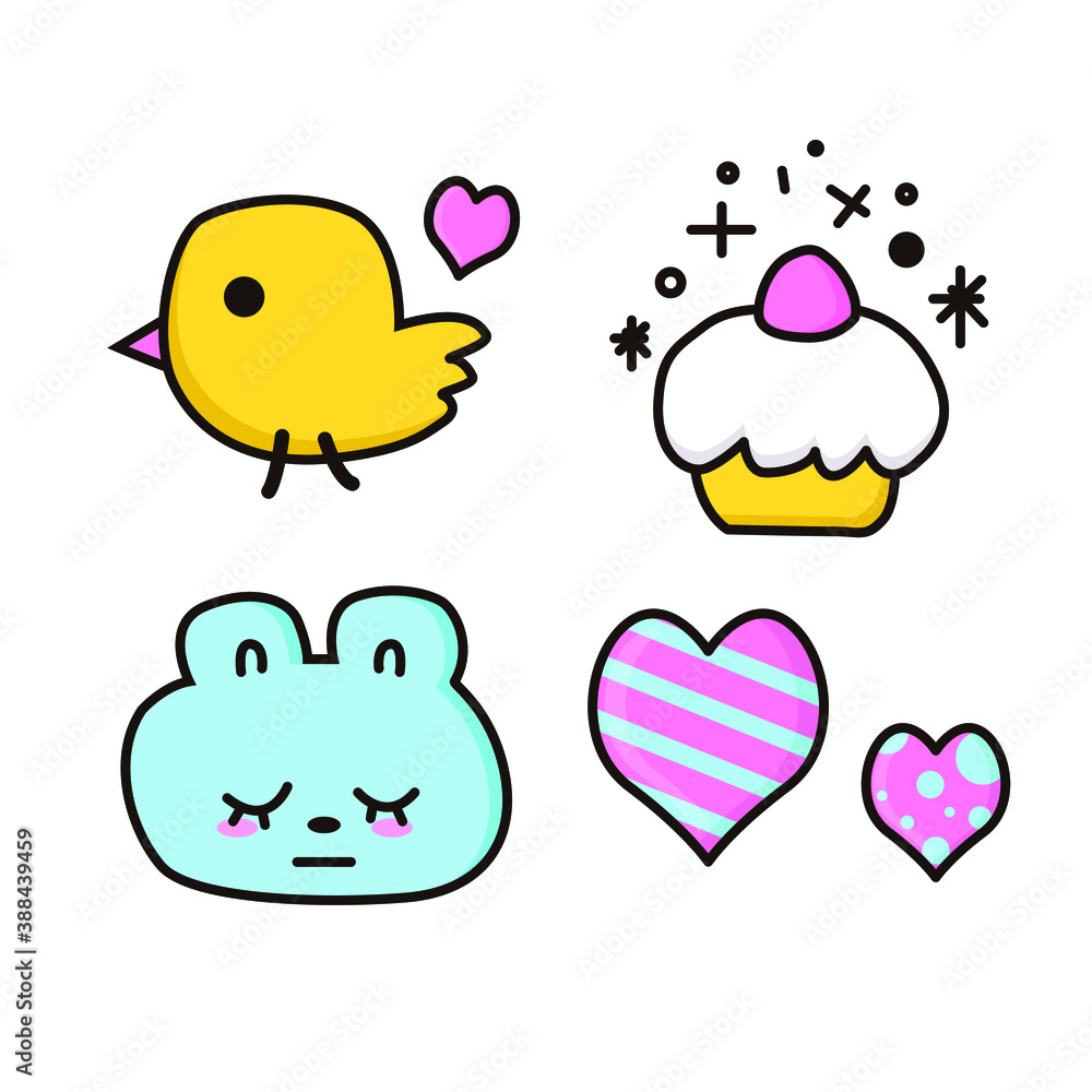 Howa Kawaii Emoji Illustration