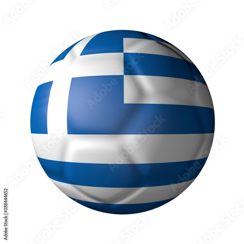 ギリシャのサッカーボール型国旗