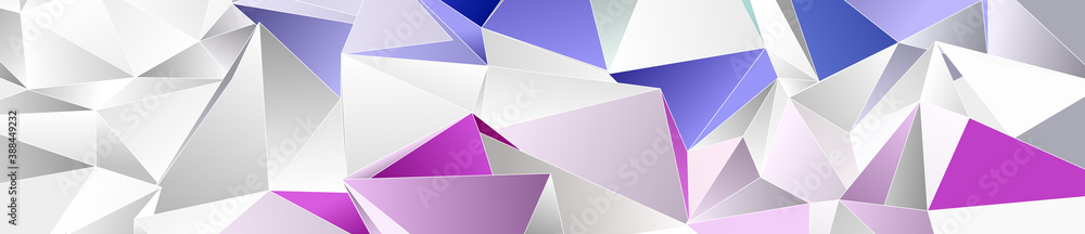 Fototapeta premium 3d Triangles, abstract background. Design wallpaper.
