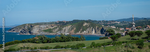 Coastal landscape of Comillas, Cantabria, Spain