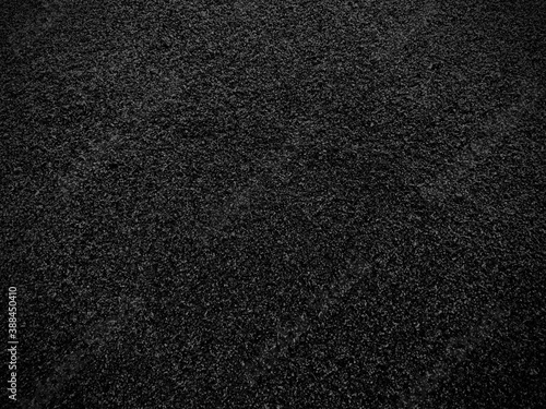 Top view Black sand texture background. Black Friday background concept.