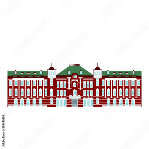 東京の名所（簡略した東京駅の駅舎）
Tokyo, Japan, landmark