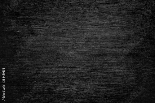 Top view Black wood texture. Black Friday background concept.