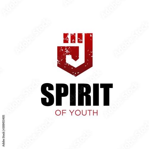spirit of youth logo designs modern simple for foundation