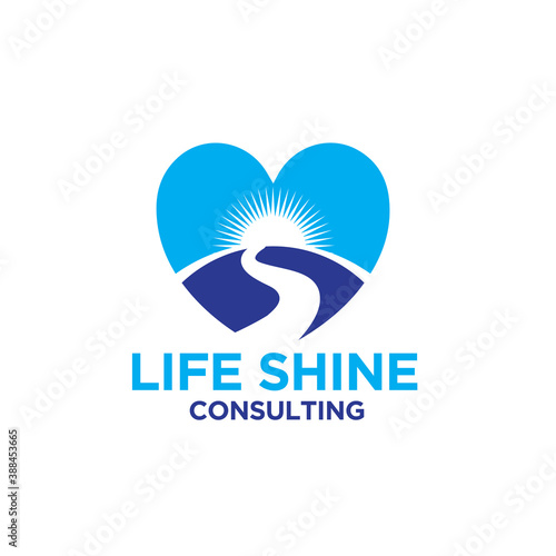 life shine with love logo designs for foundation