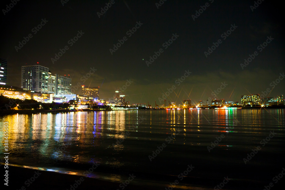 お台場海浜公園の夜景