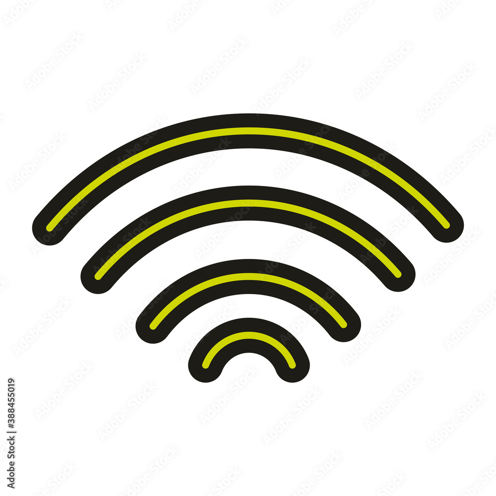 user interface internet wifi signal linear and fill style user interface internet wifi signal linear and fill style