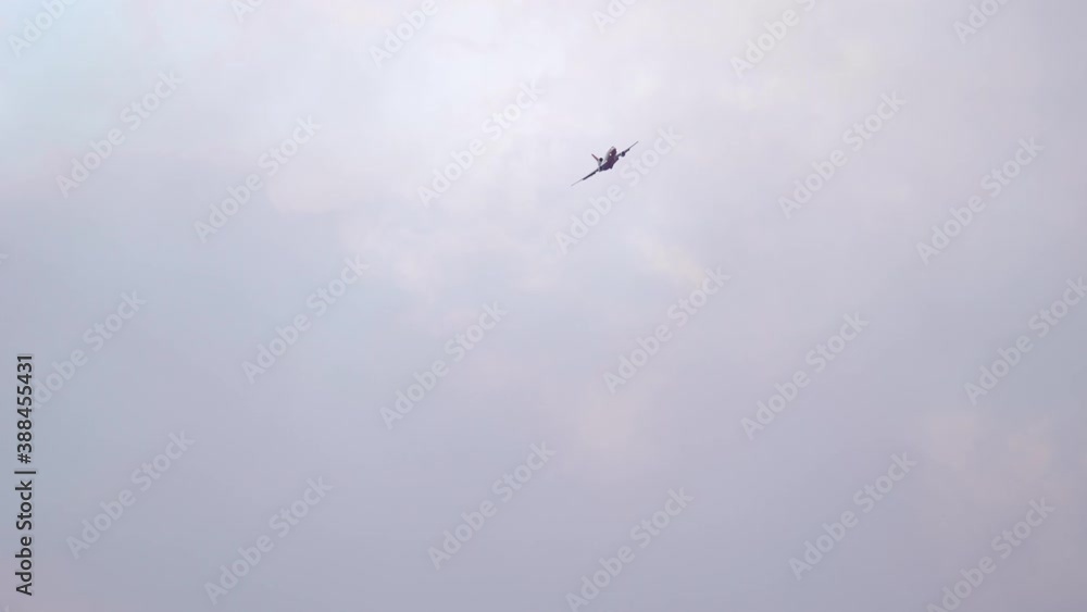 Air tanker plane flying in the skies of Colorado Air tanker plane flying in the skies of Colorado