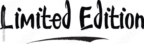 Limited Edition Typography Font For Sale Banners flyers and Templates